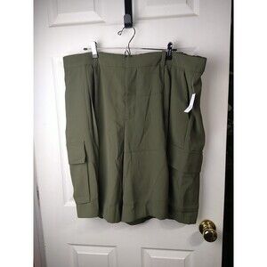 Gap Woman XXL Green Cargo Wide Leg Relaxed Green Shorts Pleated